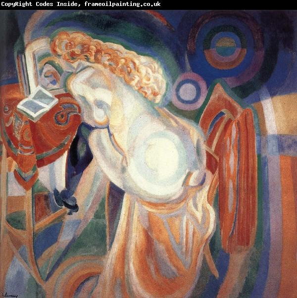 Delaunay, Robert The nude female is reading